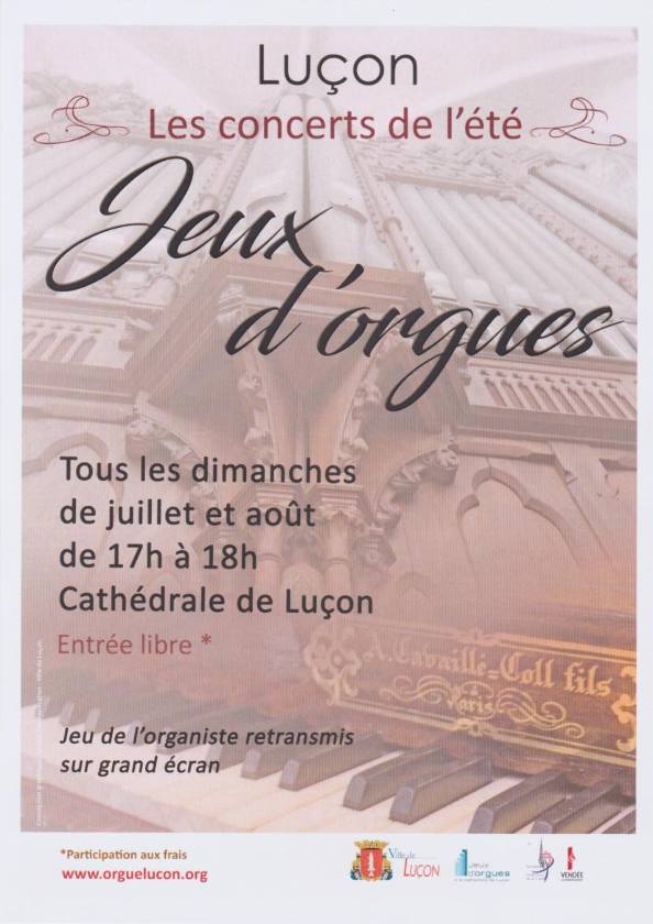 Les concerts de l'été, Jeux d'Orgues