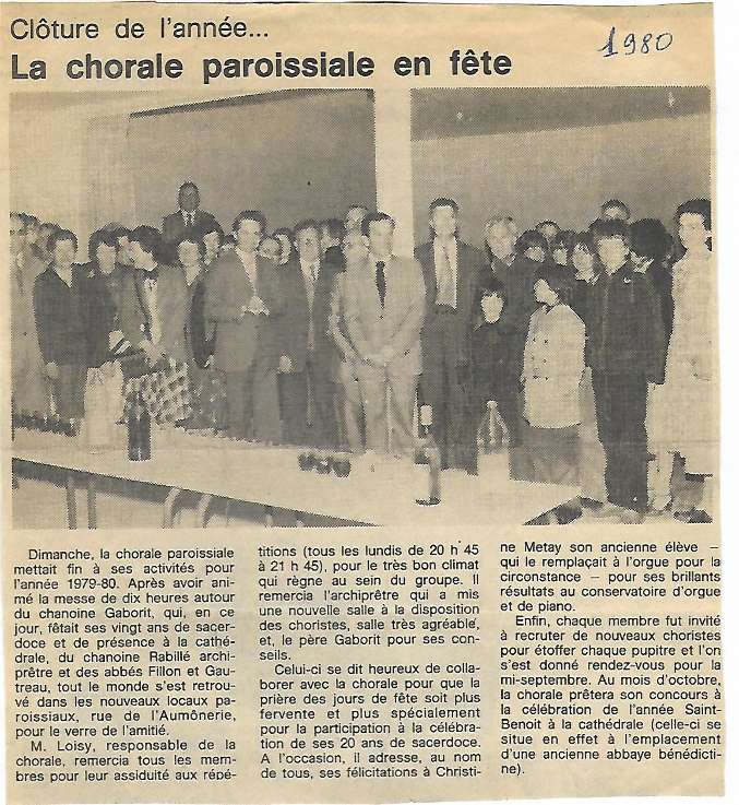 Abel Gaborit fête ses 20 ans de sacerdoce à la cathédrale © a